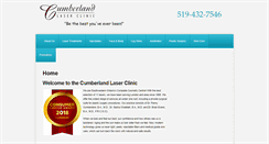 Desktop Screenshot of cumberlandlaserclinic.com